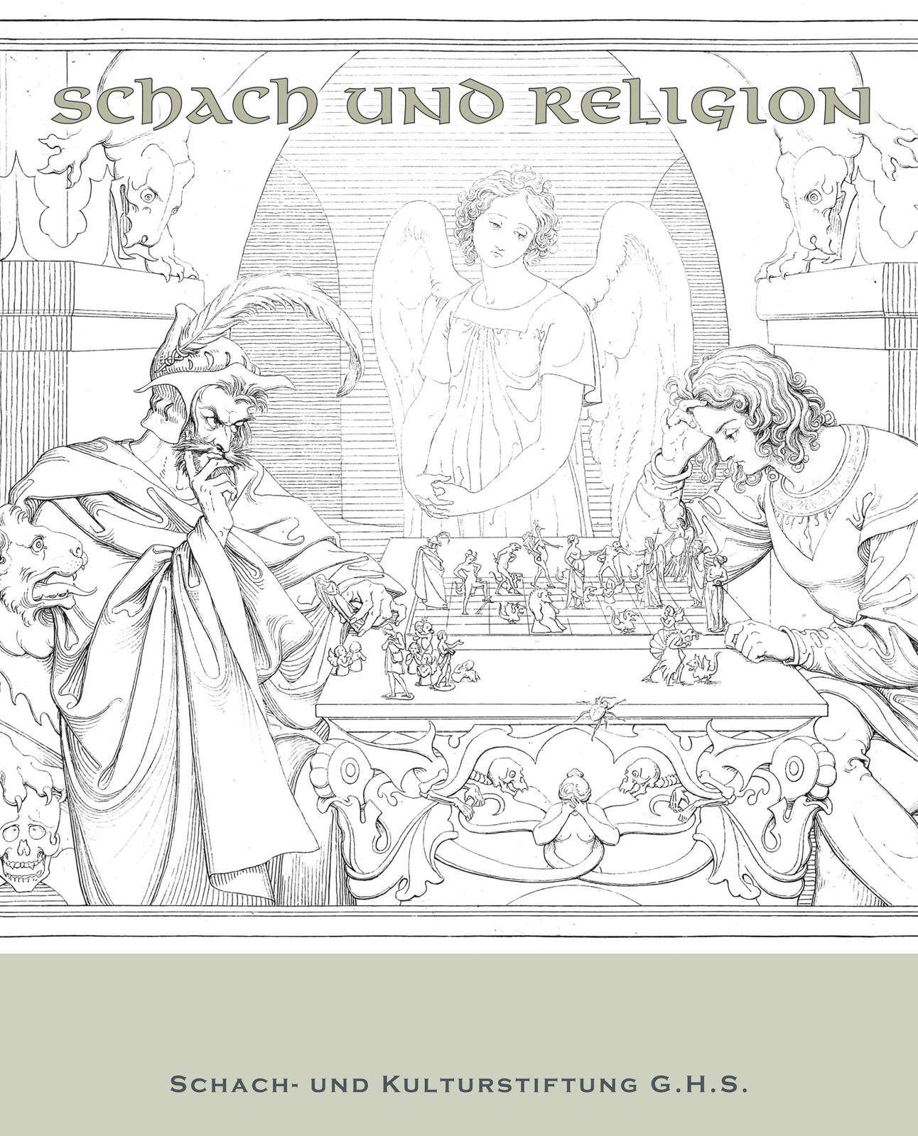 Umschlag des Katalogs „Schach und Religion“